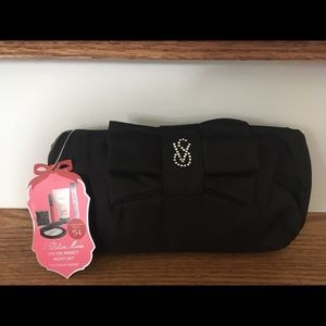 Victoria Secret Black Clutch w/Product